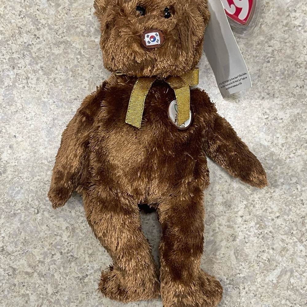 Ty Champion Beanie Babies 2002 FIFA World Cup Korea/Japan Plush Mascot - Picture 2 of 8